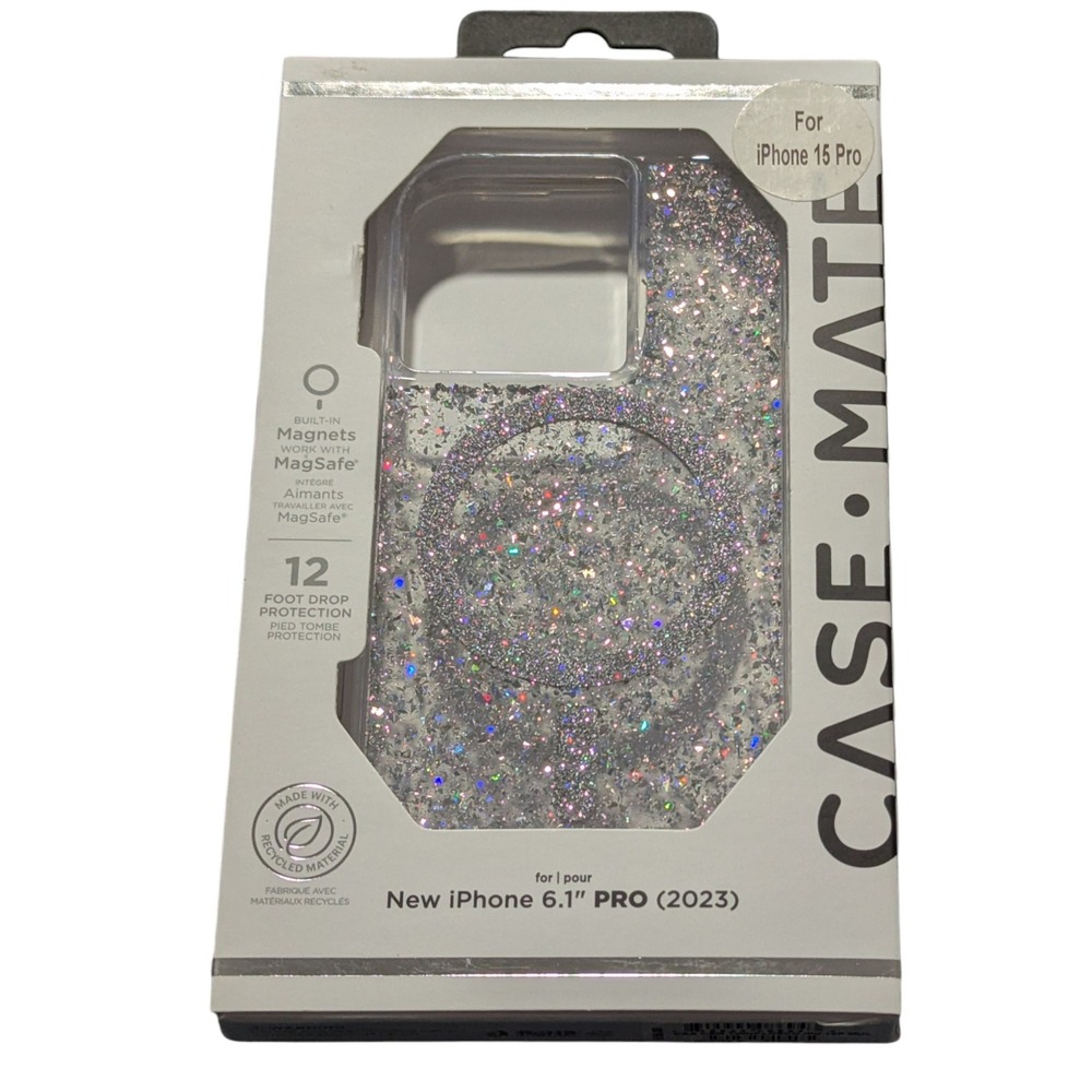 J6. Case-Mate Twinkle Disco with MagSafe Case‎ For Apple iPhone 15 Pro